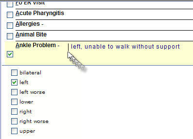 data input