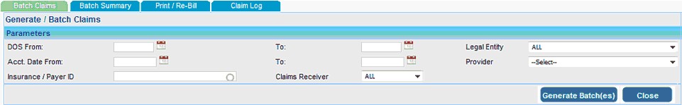 batch claim